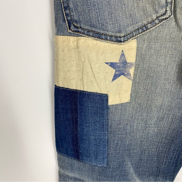 Polo Ralph Lauren Waverly Crop Patchwork Jean 26 - Picture 8 of 16